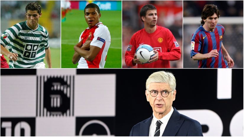 Talents that Wenger had on his radar: How Arsenal dropped Ronaldo, Mbappe, Pique and Messi