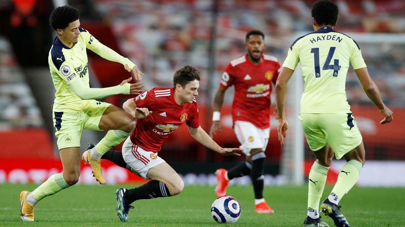 Rashford and James have too much for sloppy Newcastle