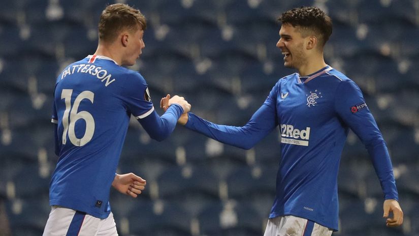 Not even Covid19 restrictions can stop Rangers fans from celebrating!