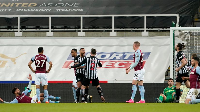 Newcastle avoids the defeat in the 94th minute