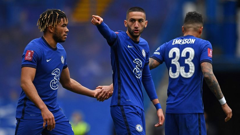 Chelsea are through to the FA Cup semi-finals despite a mild performance