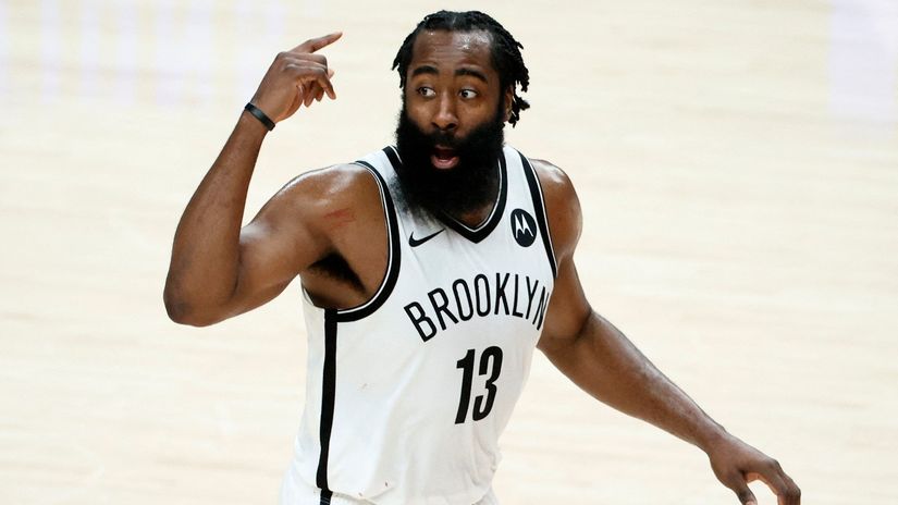 Third straight Lakers loss without LeBron, Harden carrying Brooklyn on his back