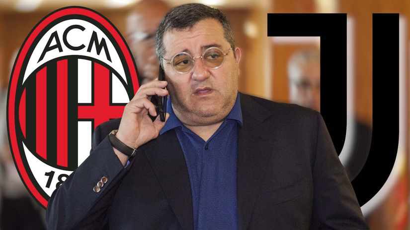 Milan and Juventus stir it up with Raiola the chef