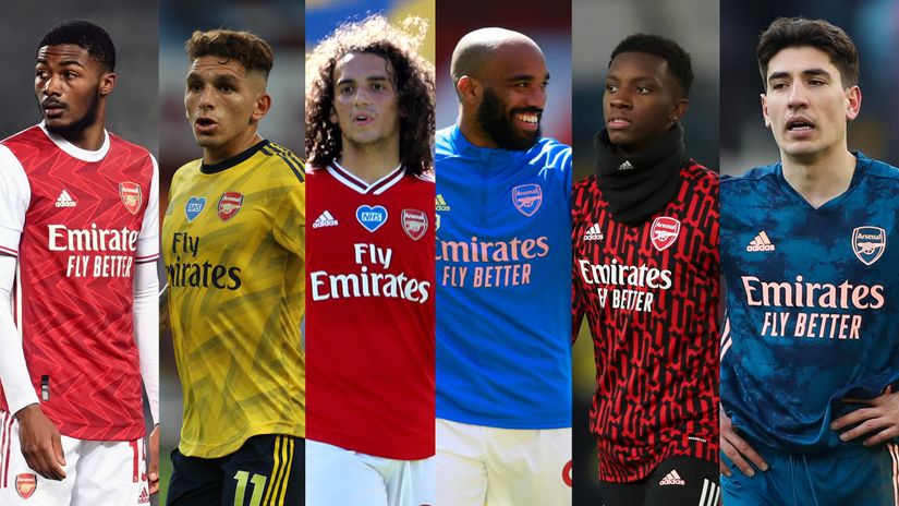 Arsenal's unwanted six