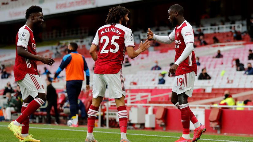 Arsenal win and send WBA back to the Championship