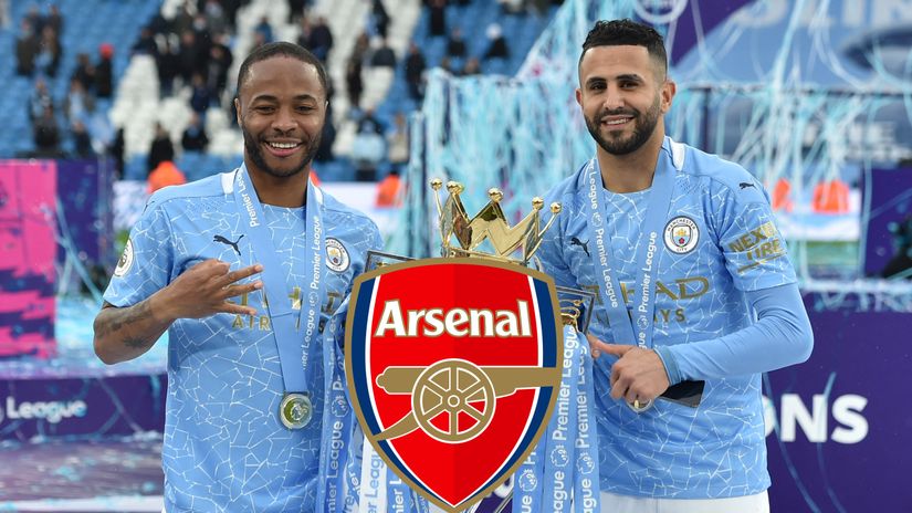 Arsenal are after the big guns - Sterling and Mahrez on their wish list