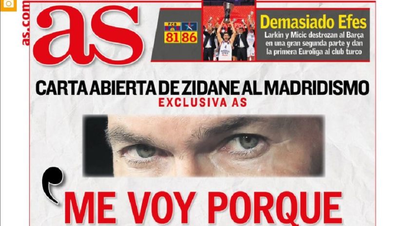 Zidane slams Real Madrid president for lack of humanity and respect