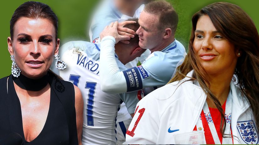 Their wives may be at war, but Rooney wants Vardy to play for England