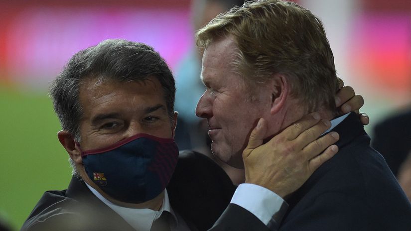 In the end Laporta didn’t find a better one: Koeman remains Barca coach