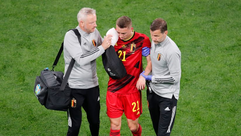 Belgium full-back Castagne out for remainder of Euro 2020