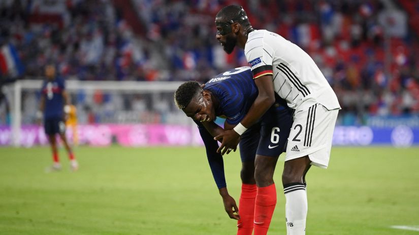 Rudiger on his incident with Pogba: ’It was not a bite, it was a nibble’