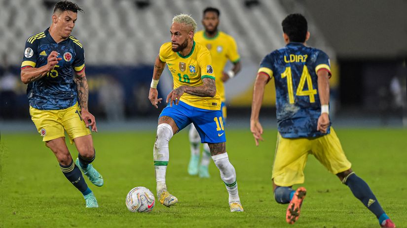 Colombians score a wondergoal but were still undone by Brazil and the referee
