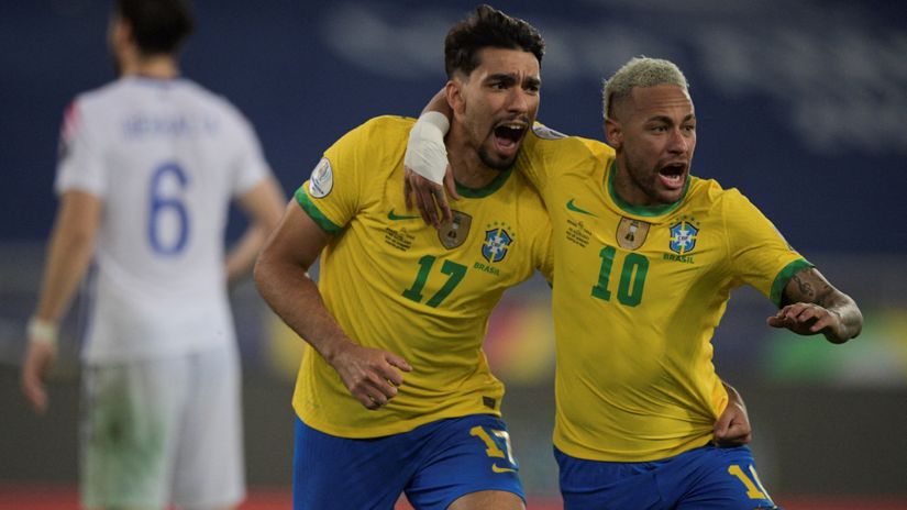 Ten-man Brazil edge Chile 1-0 to set Copa America semi-final with Peru