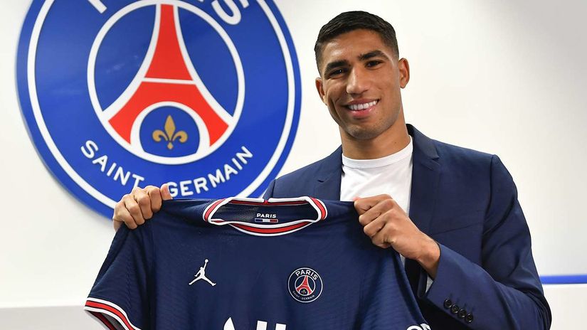 Done deal! Achraf Hakimi signs for Paris Saint-Germain as new-look defence takes shape