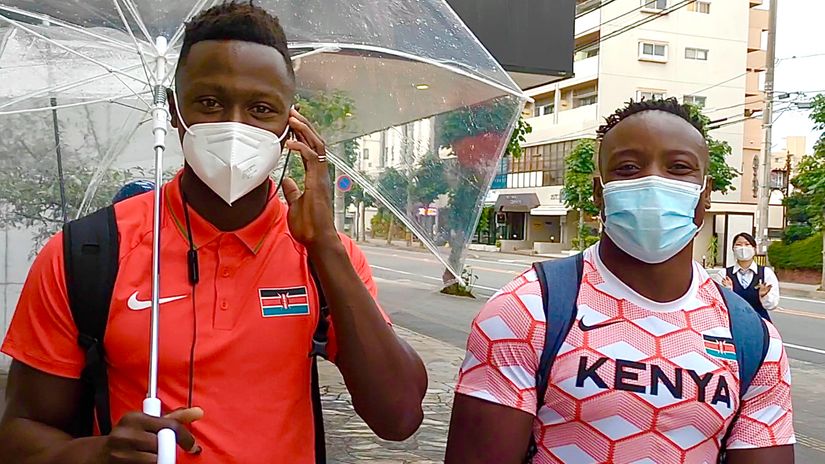 Sushi and shrimp distract Kenyan sprinter in Japan, officials fear disaster