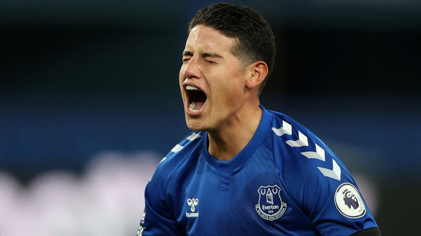 Unwanted man: James Rodriguez is set to be the first victim of Rafael Benitez's Everton reign