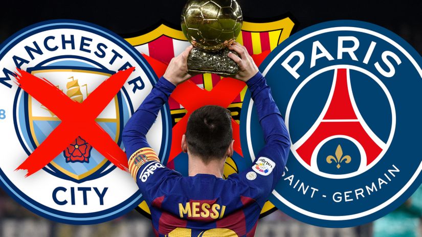 Manchester City are out of the race to sign Messi before they’d even entered it, but PSG are working on it