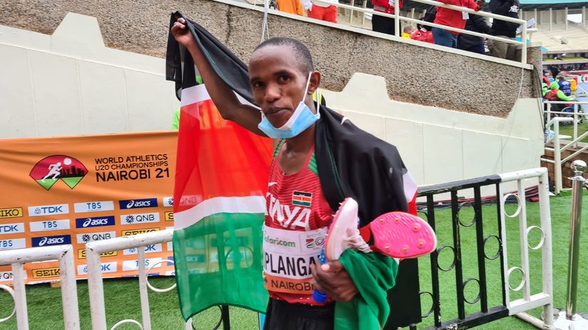 WU20: Superb Kiplangat strikes gold for Kenya in men's 5000m