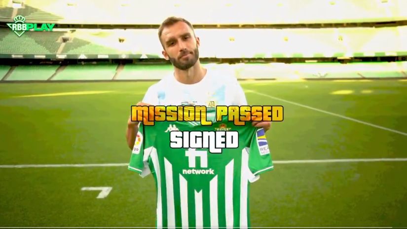 Betis reveal their new signing in a GTA-inspired funny video