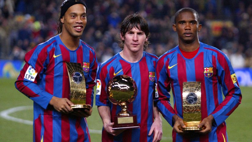 Ex Chelsea’s boss tactical analysis of Messi, Eto’o and Ronaldinho surfaced on social media