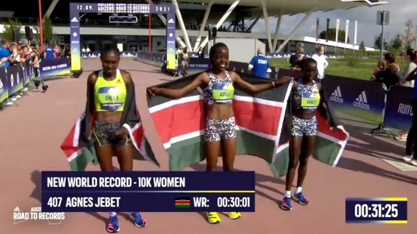 Tirop smashes women's only 10km world record