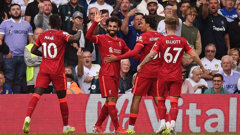 Salah scores his 100th Premier League goal in Liverpool win over Leeds