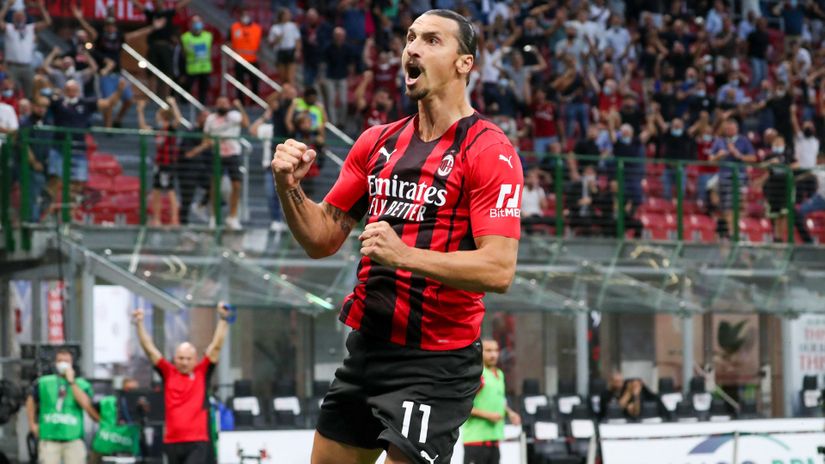 Ibra scores minutes after coming onto the pitch after a four months absence