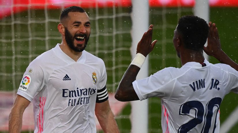 Benzema and Vinicius show in five goal thrashing of Celta Vigo