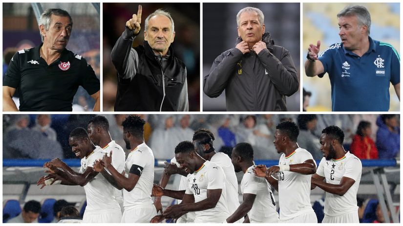 Four veteran candidates for a vacant position of the Black Stars coach