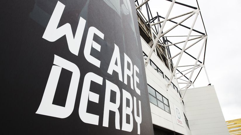 Former English champions Derby announce they have gone into administration