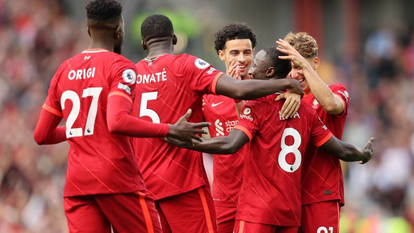 African trio directs Liverpool win, City slip at home to Southampton