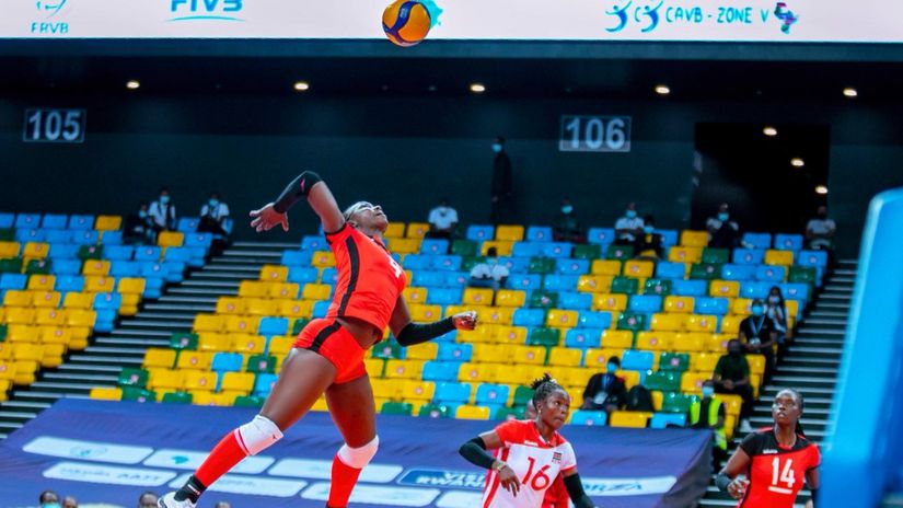 Cameroon strike Malkia twice to retain African title