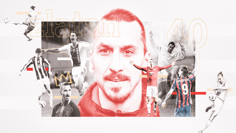 Zlatan means 'golden' - the master striker turns 40