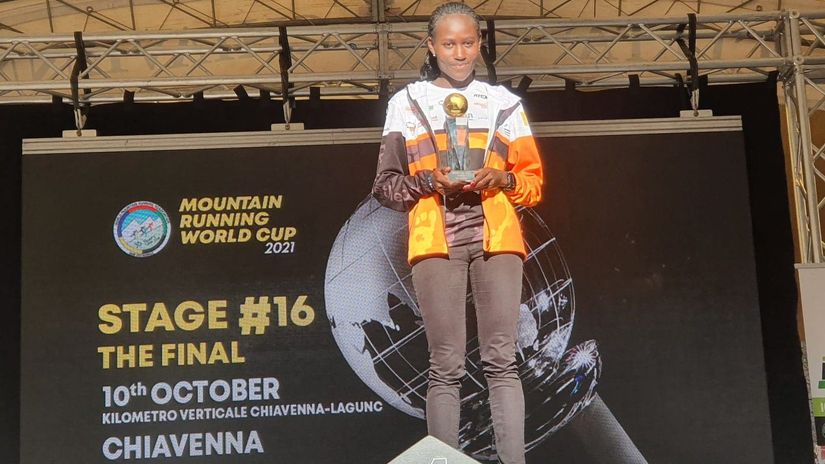 Kenyan Joyce Njeru is the world mountain racing champion