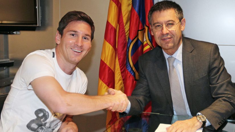 Bartomeu: 'It was a mistake to let Messi leave'