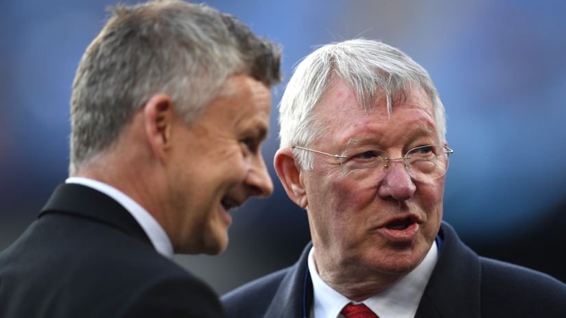 Fergie backs Solskjaer, who remains in the United dugout for now despite recent disgrace