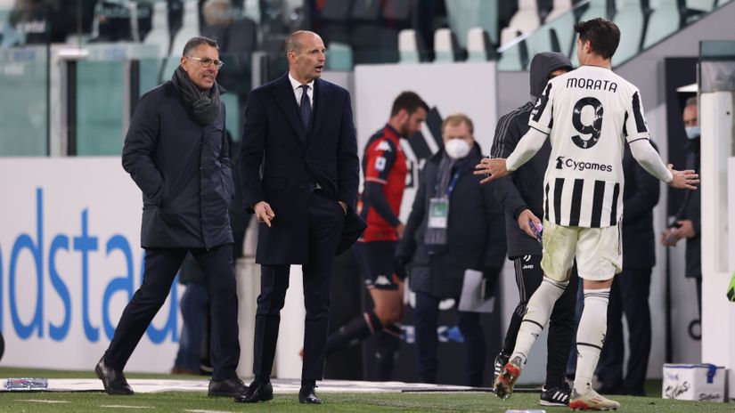 Allegri’s spat with Morata: ‘You have to shut up!'
