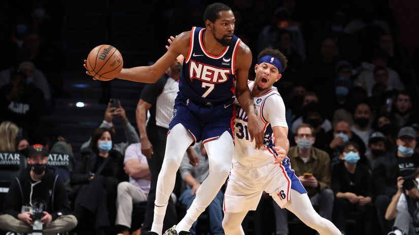 Durant carries Covid-hit Nets to win over Sixers in NBA