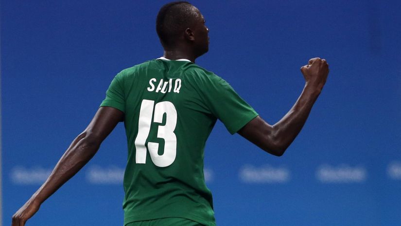 Mighty as Superman, clumsy as Clark Kent: Nigeria's Sadiq has it all, as the Super Eagles fly high