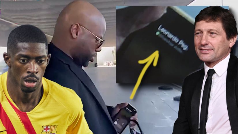 Busted! Cameras in Barcelona catch an important incoming call for Dembele's agent