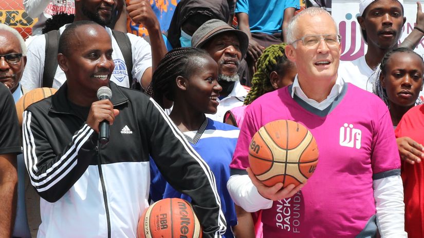 JJ Foundation delivers third basketball court in Riruta