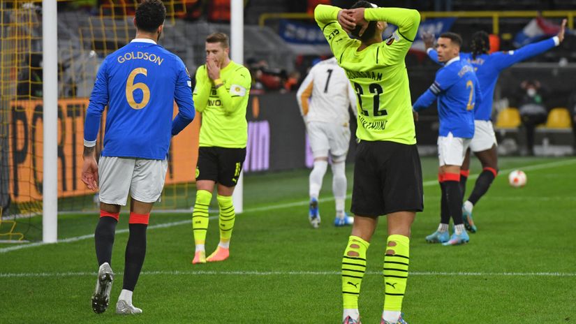 Borussia humiliated at home: Rangers score 4 goals at Signal Iduna Park