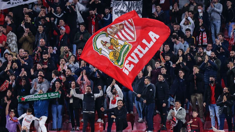 It's a derby match in Seville, but they don't call it that - it's The Great Derby