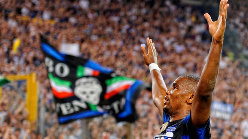 Eto'o has been inducted into the Inter Hall of Fame