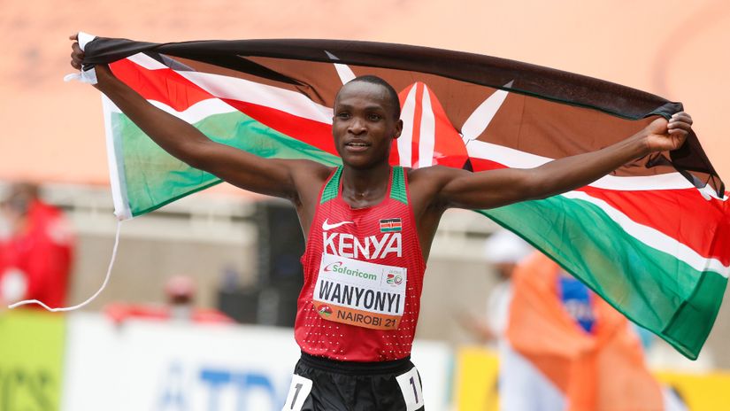 Wanyonyi walks to national record in Oman
