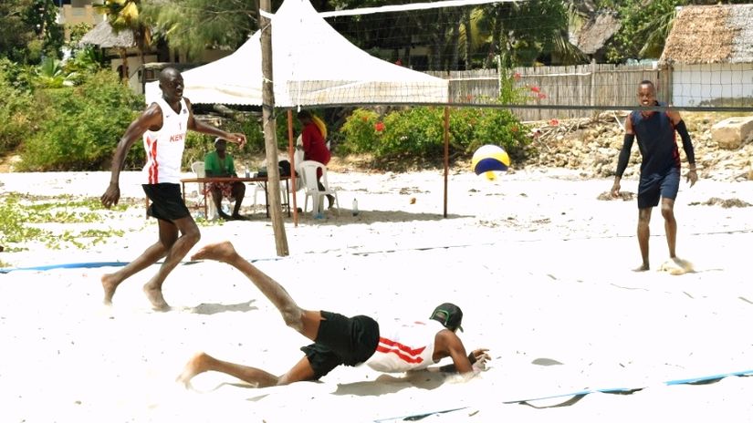 One change made as national beach volleyball sides hit camp