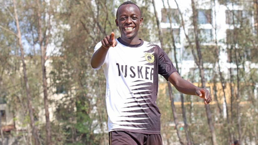 Tusker defender pumped up in title run in