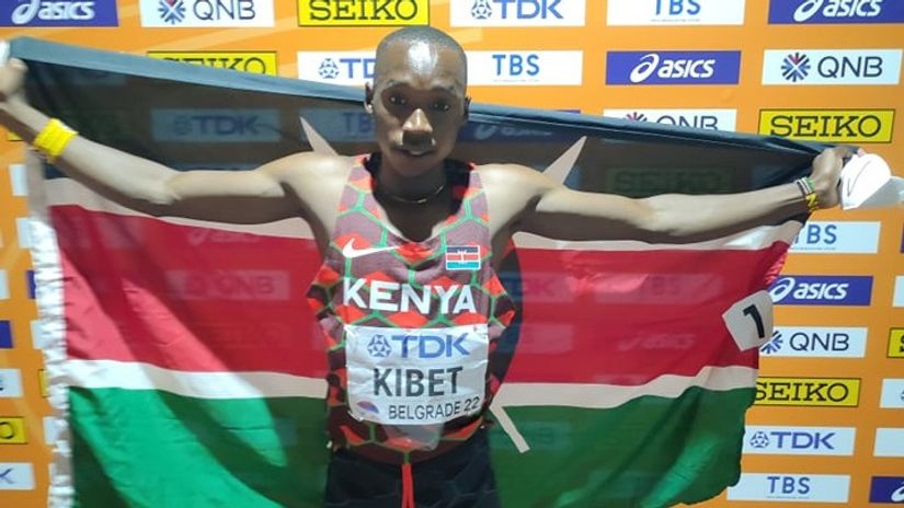 Belgrade 2022: Kibet takes silver in 800m as Omanyala fails to qualify for the 60m final