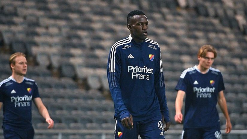 Frank Odhiambo elated after resuming team training