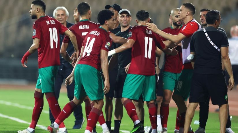 Super sub Tissoudali salvages Morocco precious draw against ten-man DR Congo